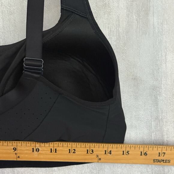 Lululemon Sports Bra 36E Run Times High Support Black Soft Cups Sweat Wicking - Picture 11 of 13